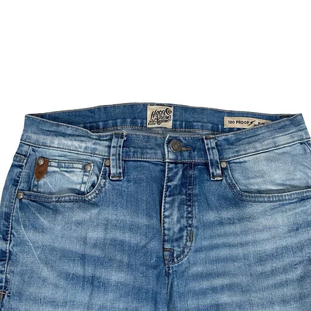 Moonshine Spirit Brad Paisley 120 Proof Slim Straight Jeans Blue 32x30 Mens